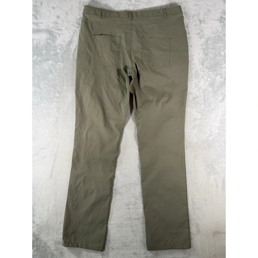 Hi Tec Pants‎ Mens 38x32 Green Nylon Blend Performance Hiking Outdoor